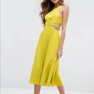 ASOS side cutout MIDI Dress